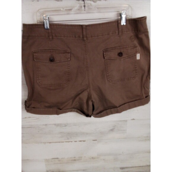 Women's Magellan‎ Brown Shorts Adjustable Length Size 16 - Picture 6 of 16
